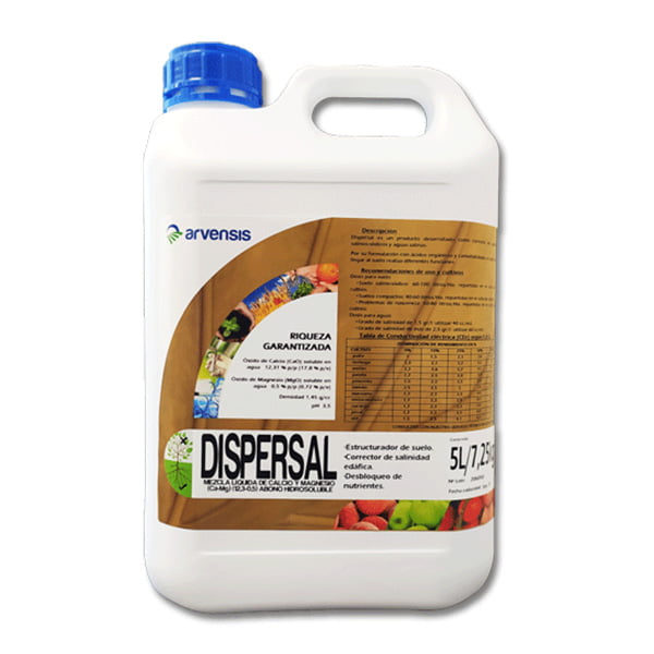 DISPERSAL - Corrector de suelos Salinos -sódicos y aguas salinas - Arvensis Agro (20 L)