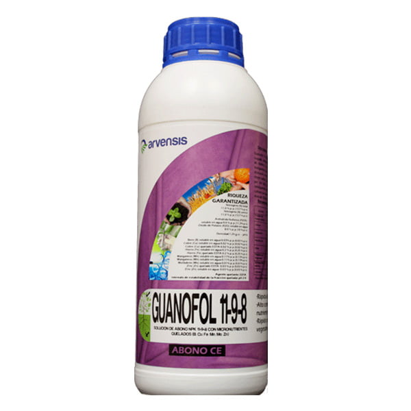 [WC-122] GUANOFOL 11-9-8 NPK (Cuajado y Maduración) - Arvensis Agro.